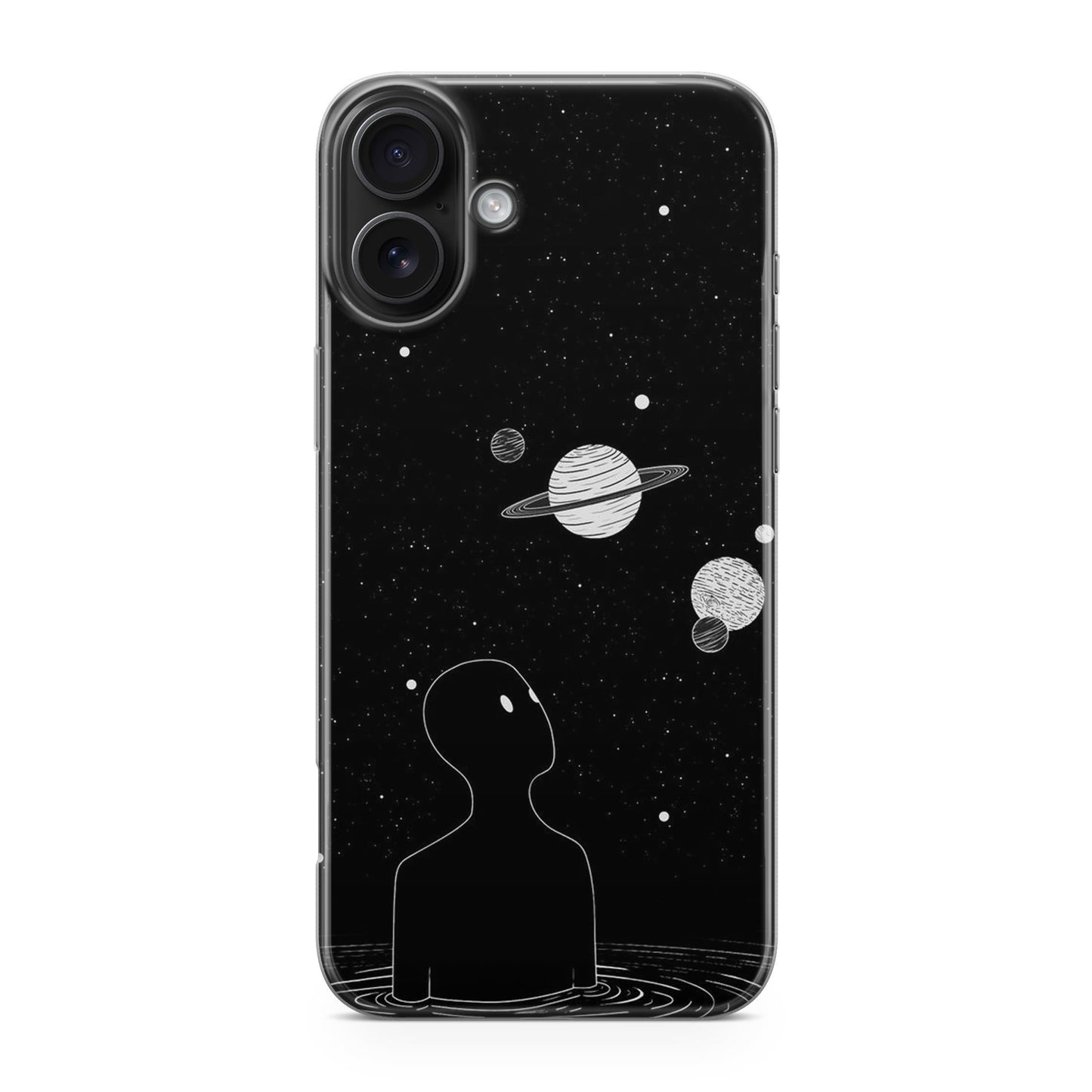 Hello Saturn iPhone 17 Case