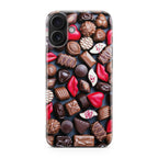 I Love Choco Pattern iPhone 17 Case