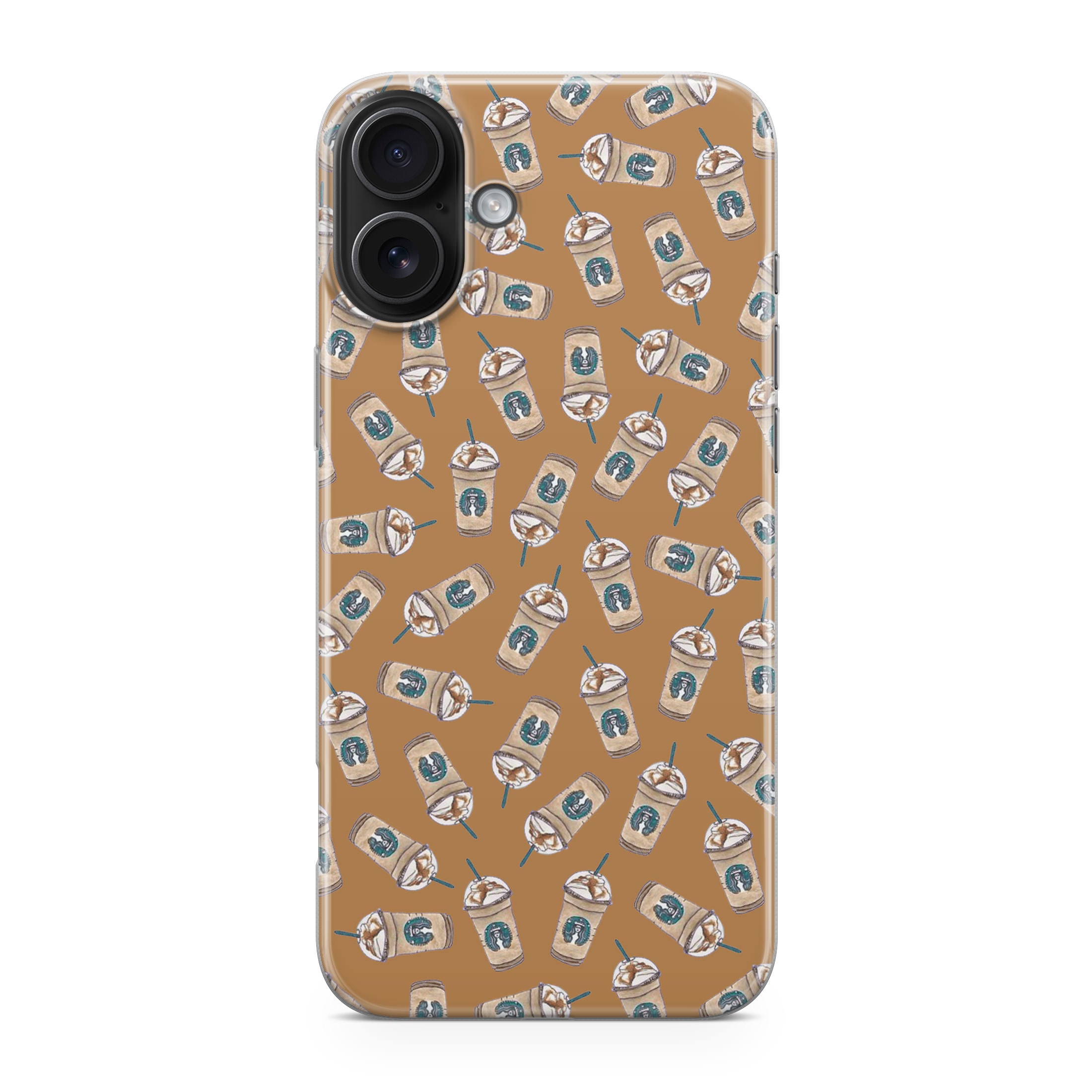 Iced Cappuccinos Lover Pattern iPhone 17 Case