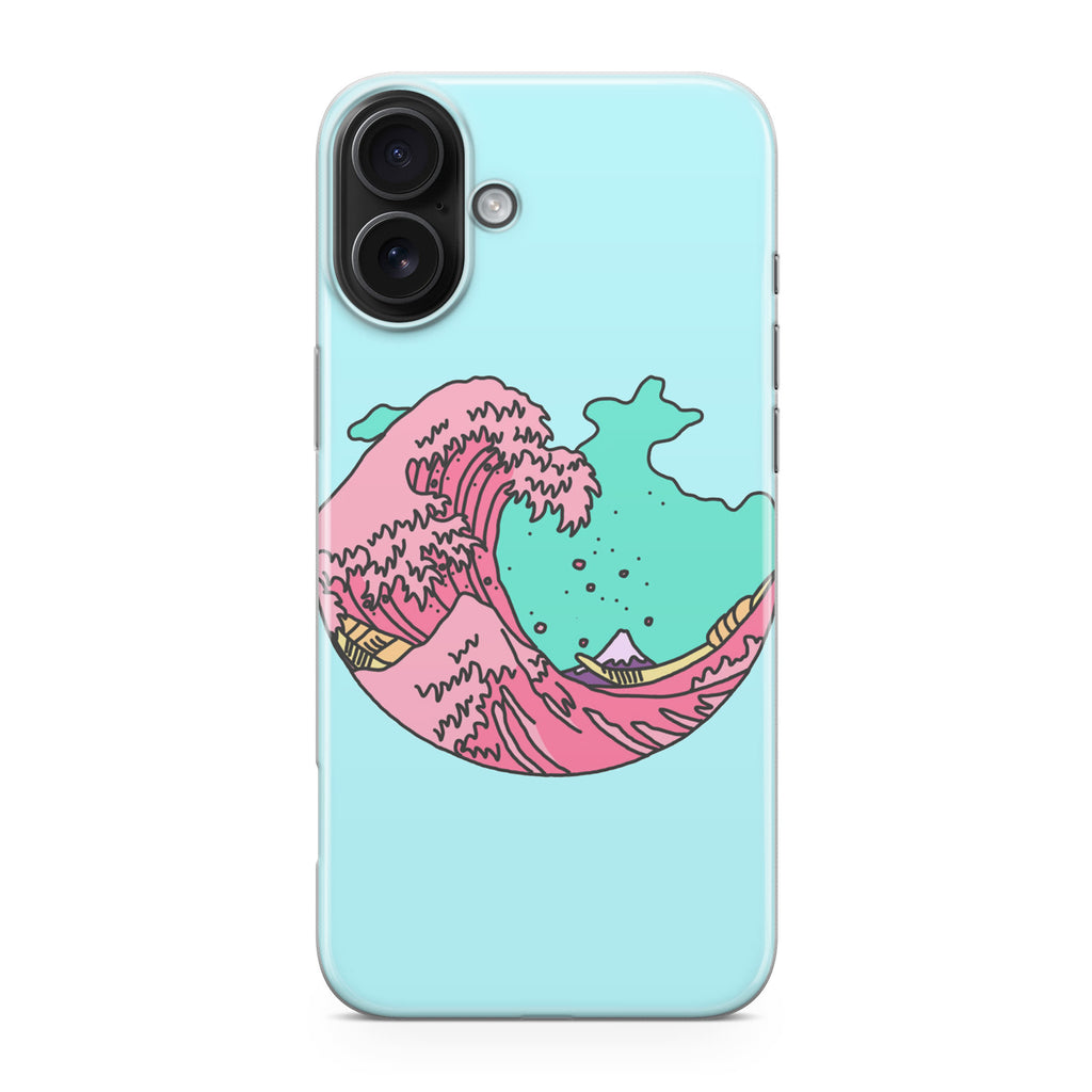Japanese Pastel Wave iPhone 17 Case