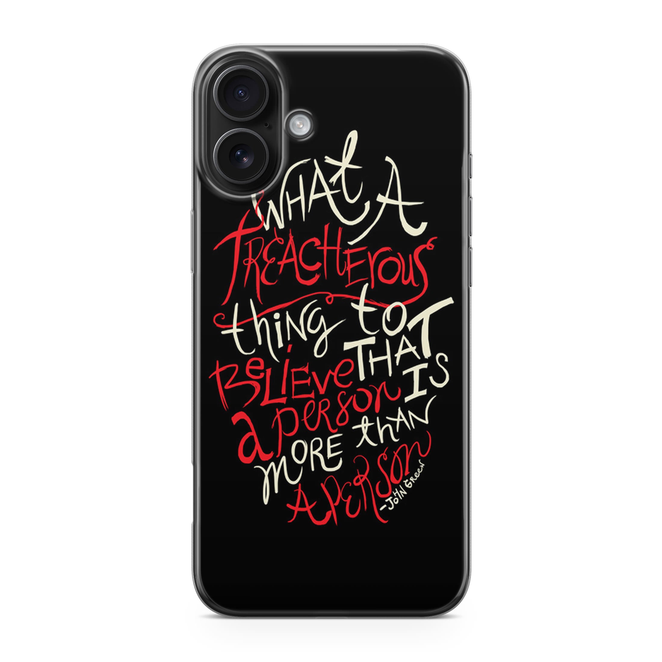 John Green Quotes More Than A Person iPhone 17 Case