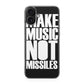 Make Music Not Missiles iPhone 17 Case