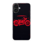 Motorcycle Red Art iPhone 17 Case