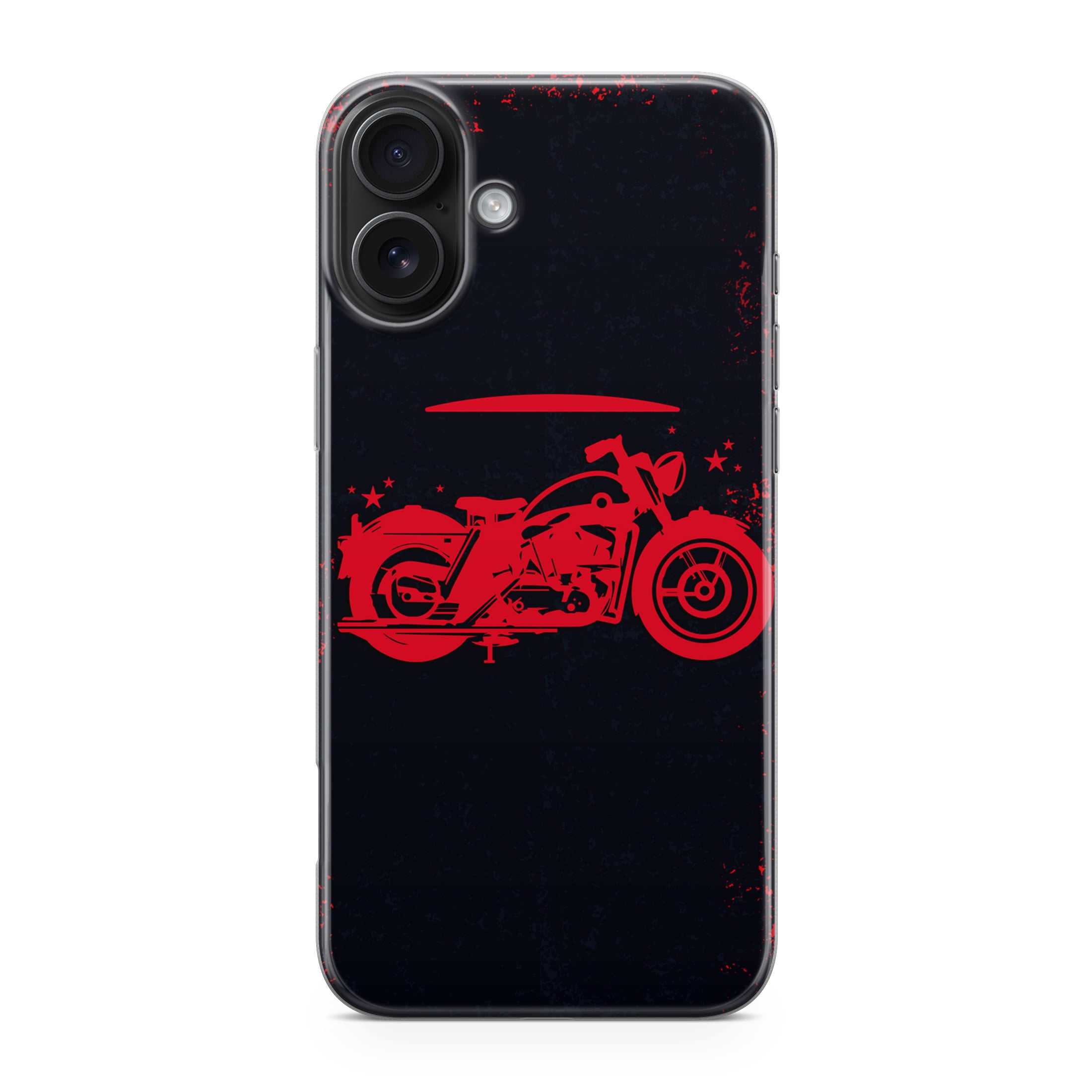 Motorcycle Red Art iPhone 17 Case