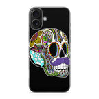 Mustache Sugar Skull iPhone 17 Case