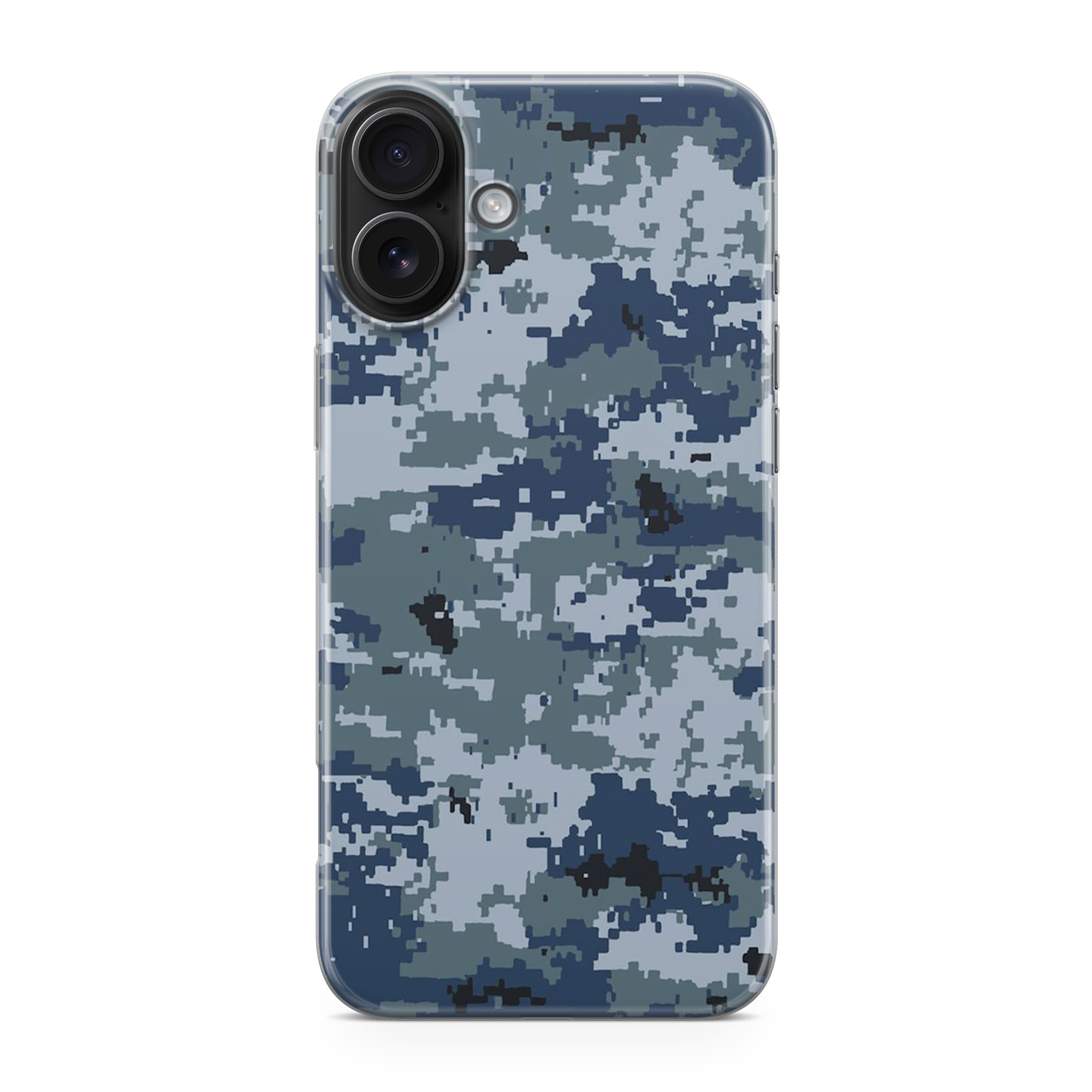 Navy Camo iPhone 17 Case