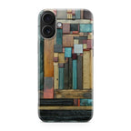 Painted Abstract Wood Sculptures iPhone 17 Case