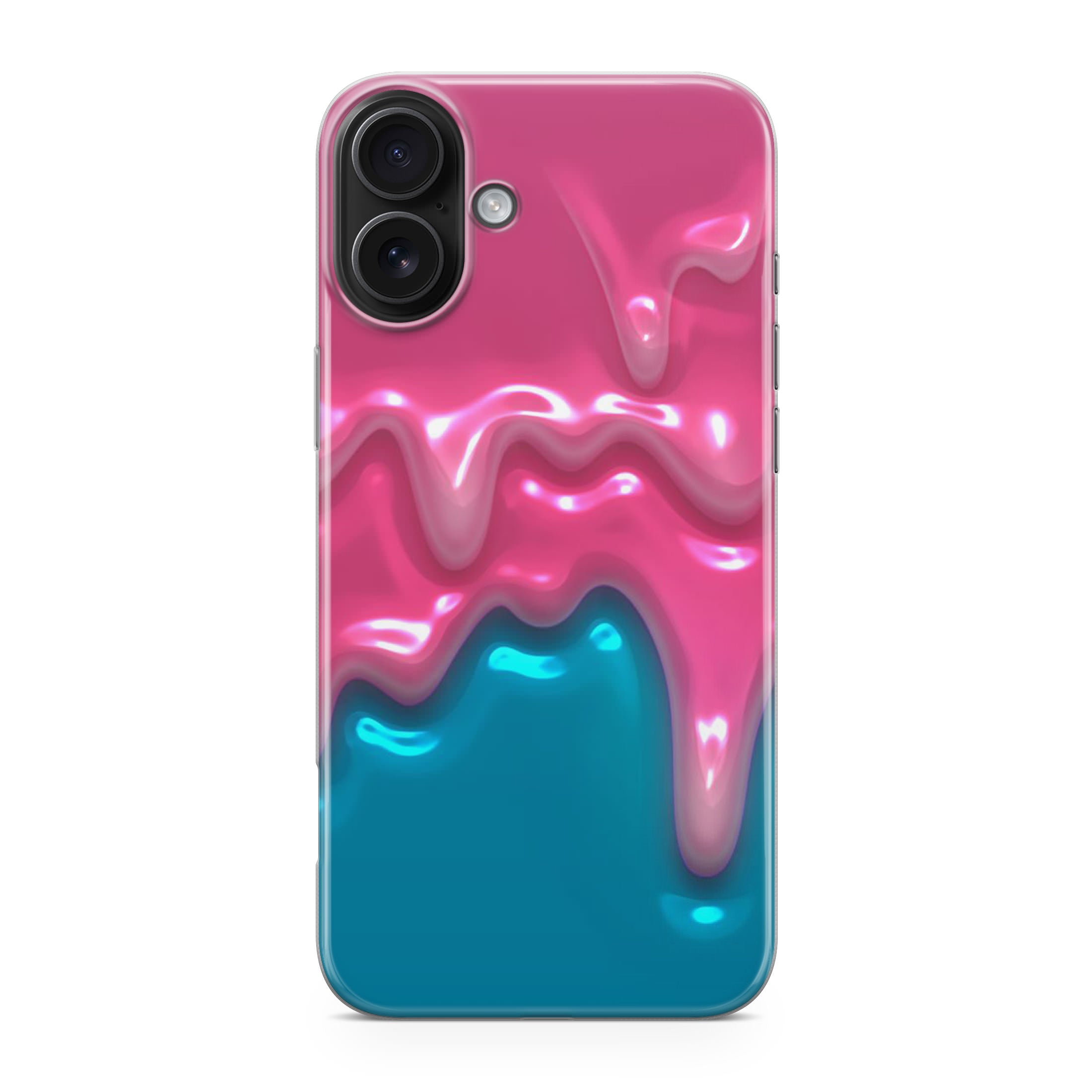 Pink Paint Dripping iPhone 17 Case