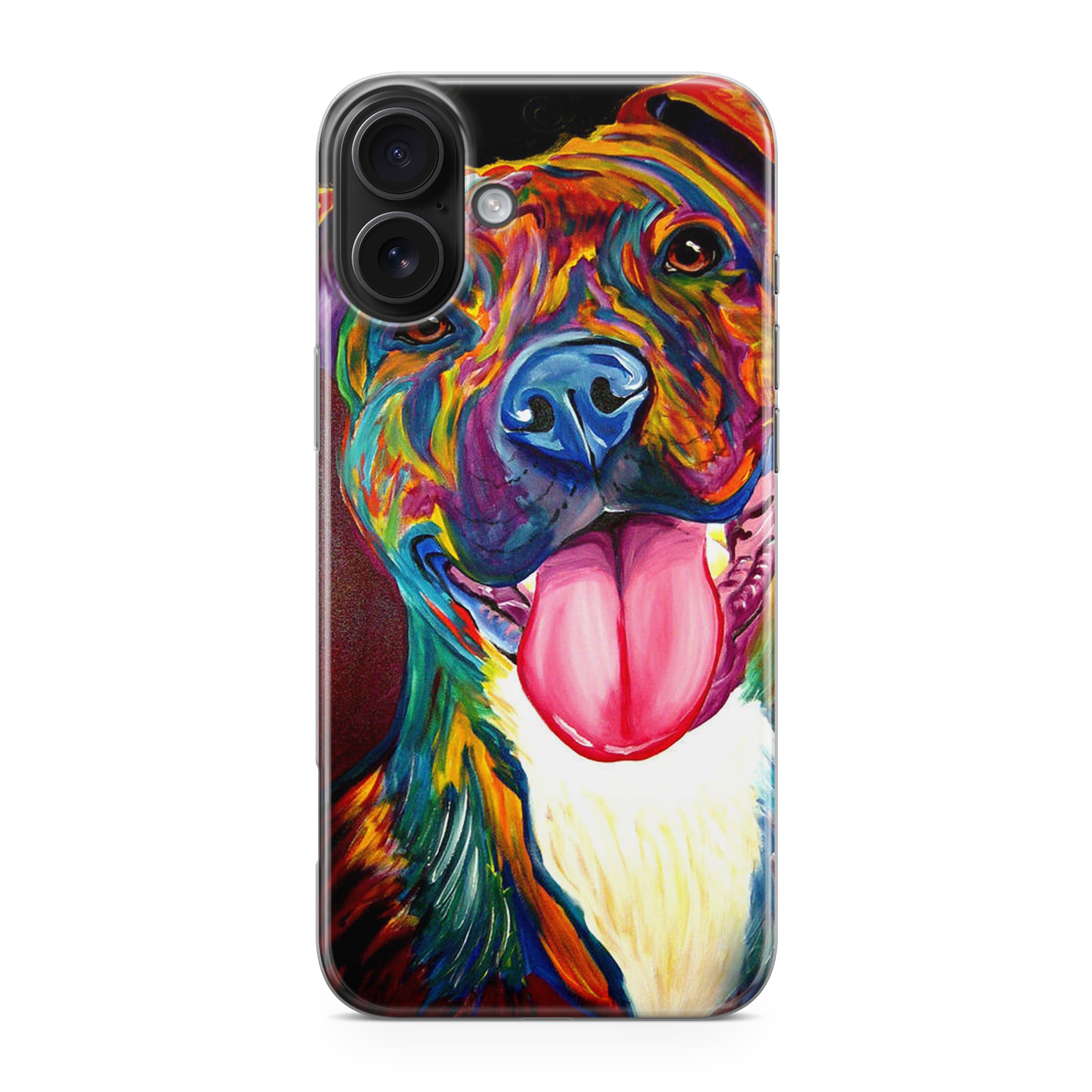 Pitbull Painting Art iPhone 17 Case