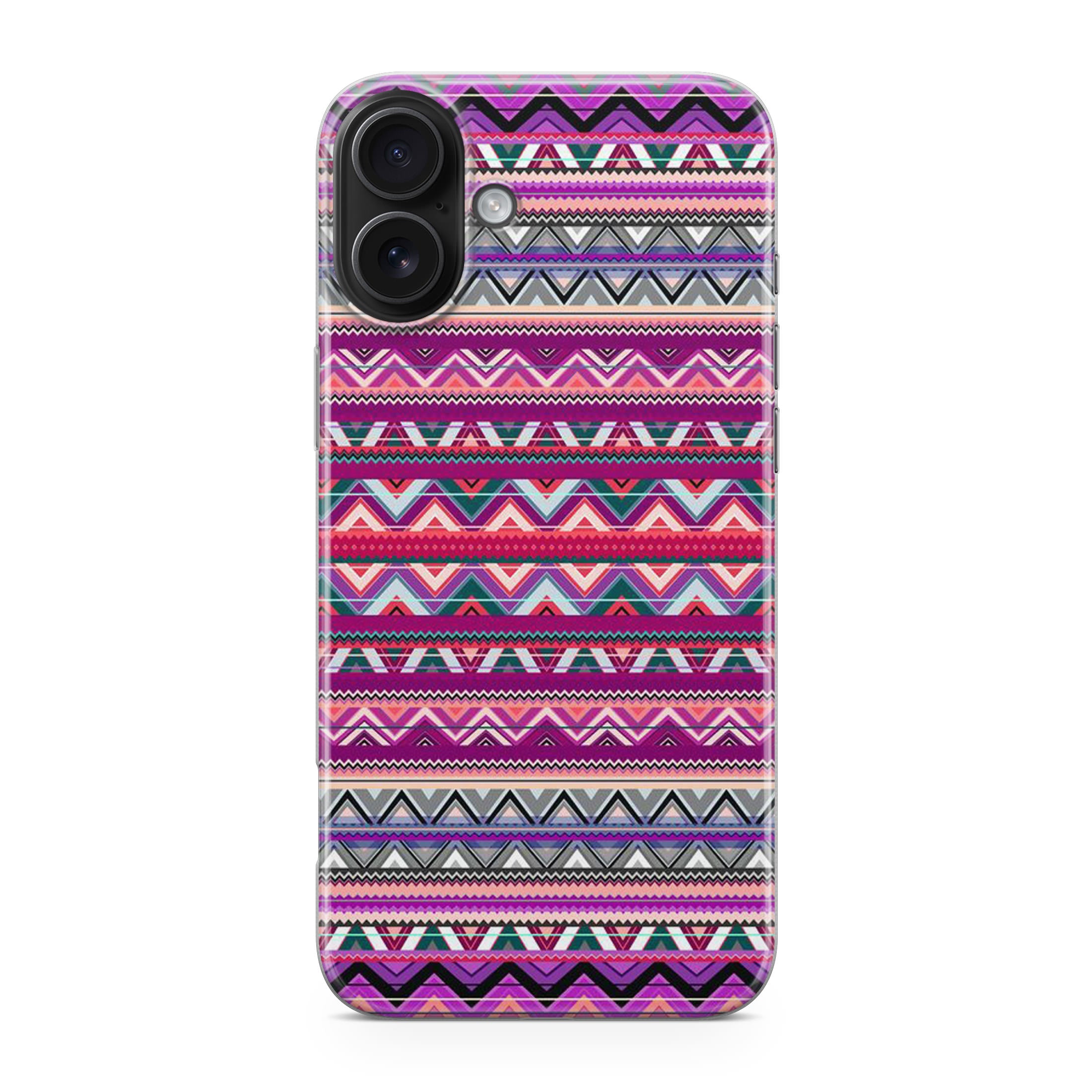 Purple Aztec Art iPhone 17 Case