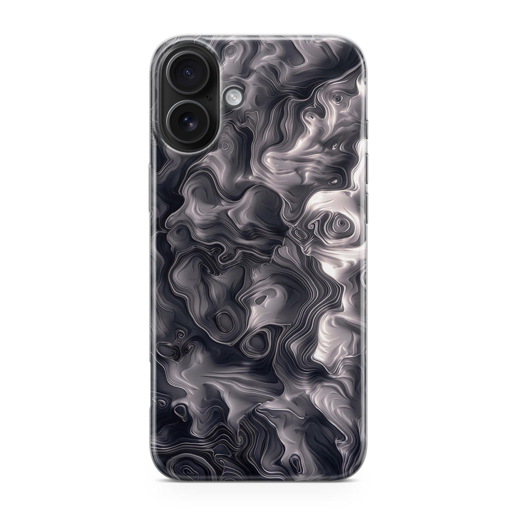 Quicksilver Abstract Art iPhone 17 Case