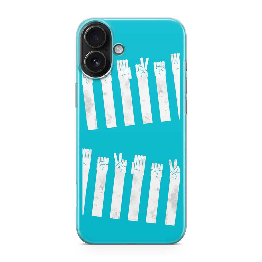 Rock–paper–scissors Zebra Crossing iPhone 17 Case