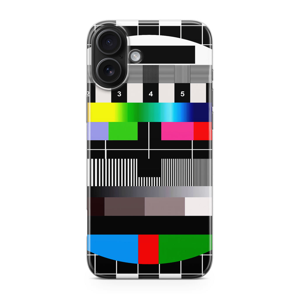 Scheme Pause TV Colorful Mesh iPhone 17 Case