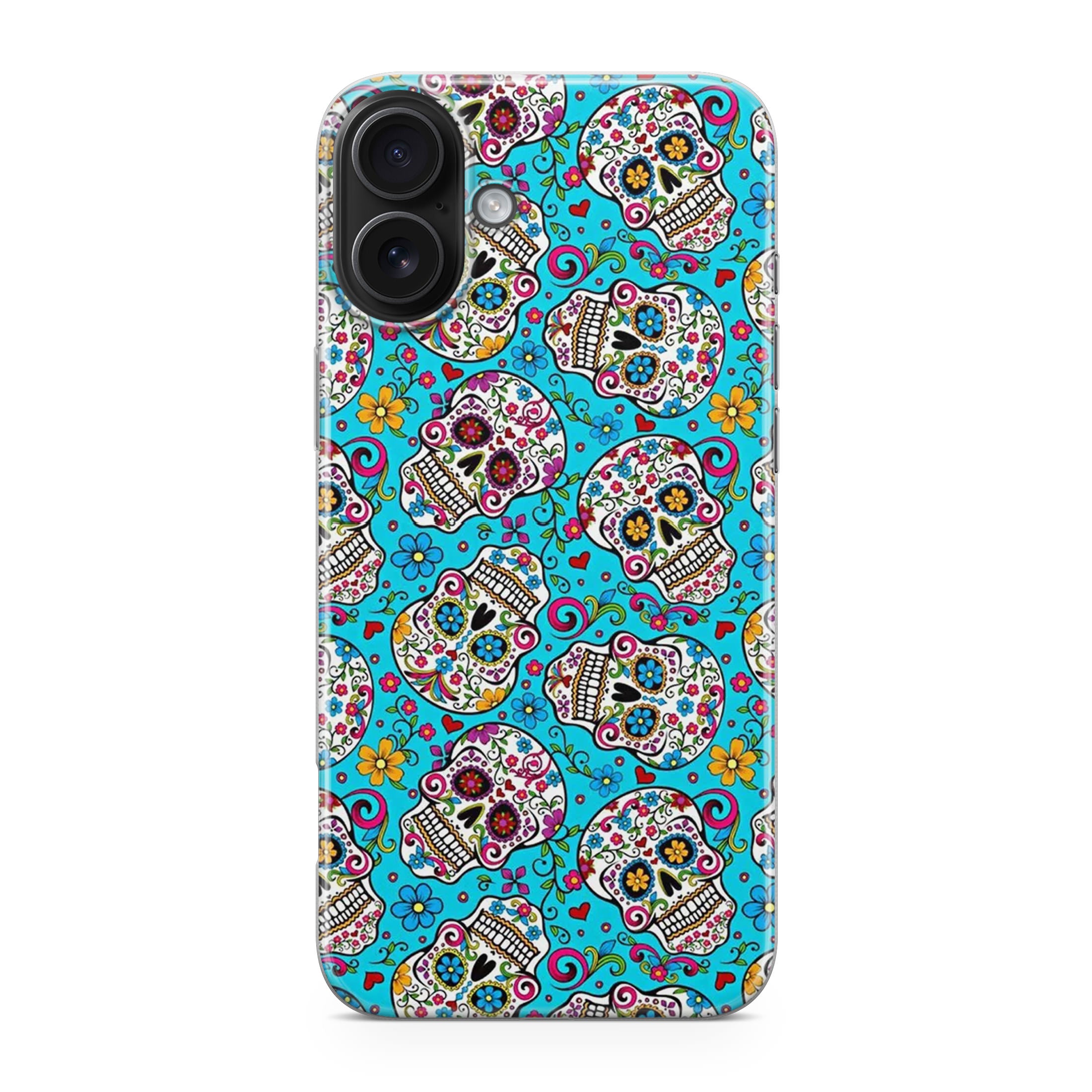 Skull Floral Sugar iPhone 17 Case