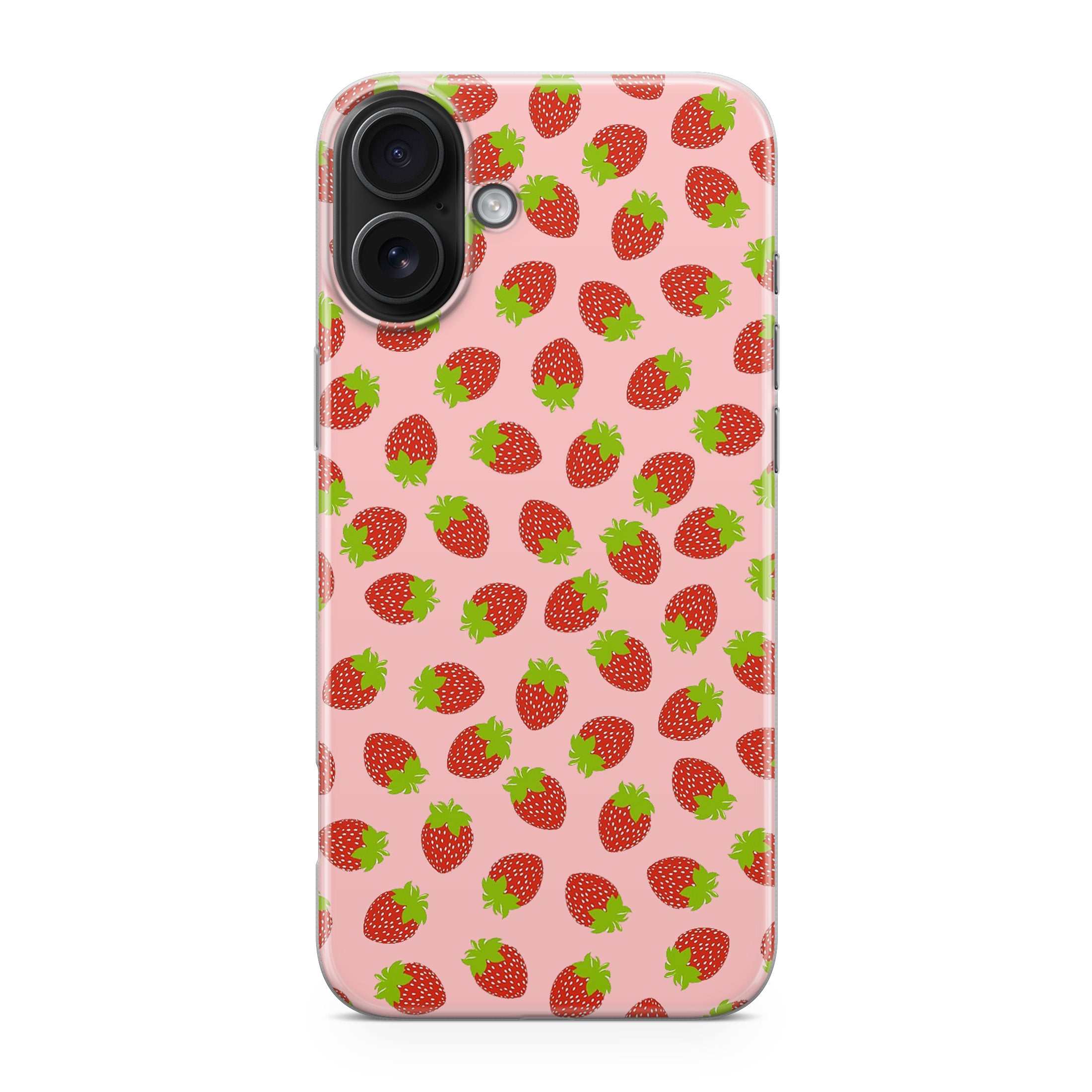 Strawberries Pattern iPhone 17 Case
