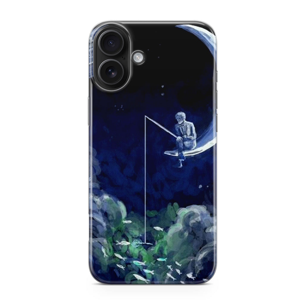 Tardis Walking To The Moon iPhone 17 Case
