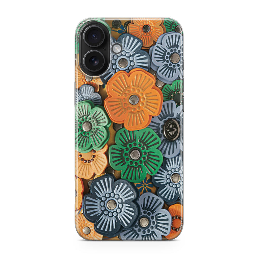 Tea Rose Applique iPhone 17 Case
