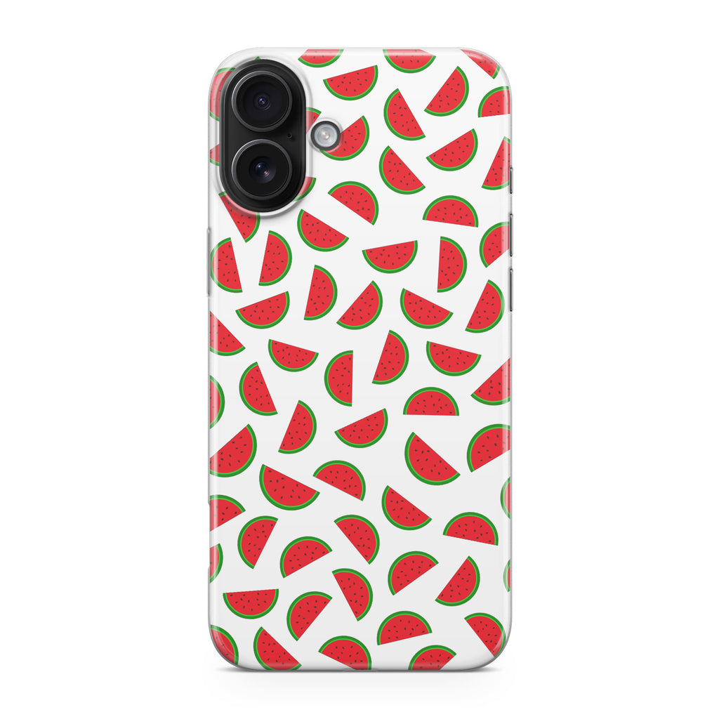 Watermelon Fruit Pattern White iPhone 17 Case