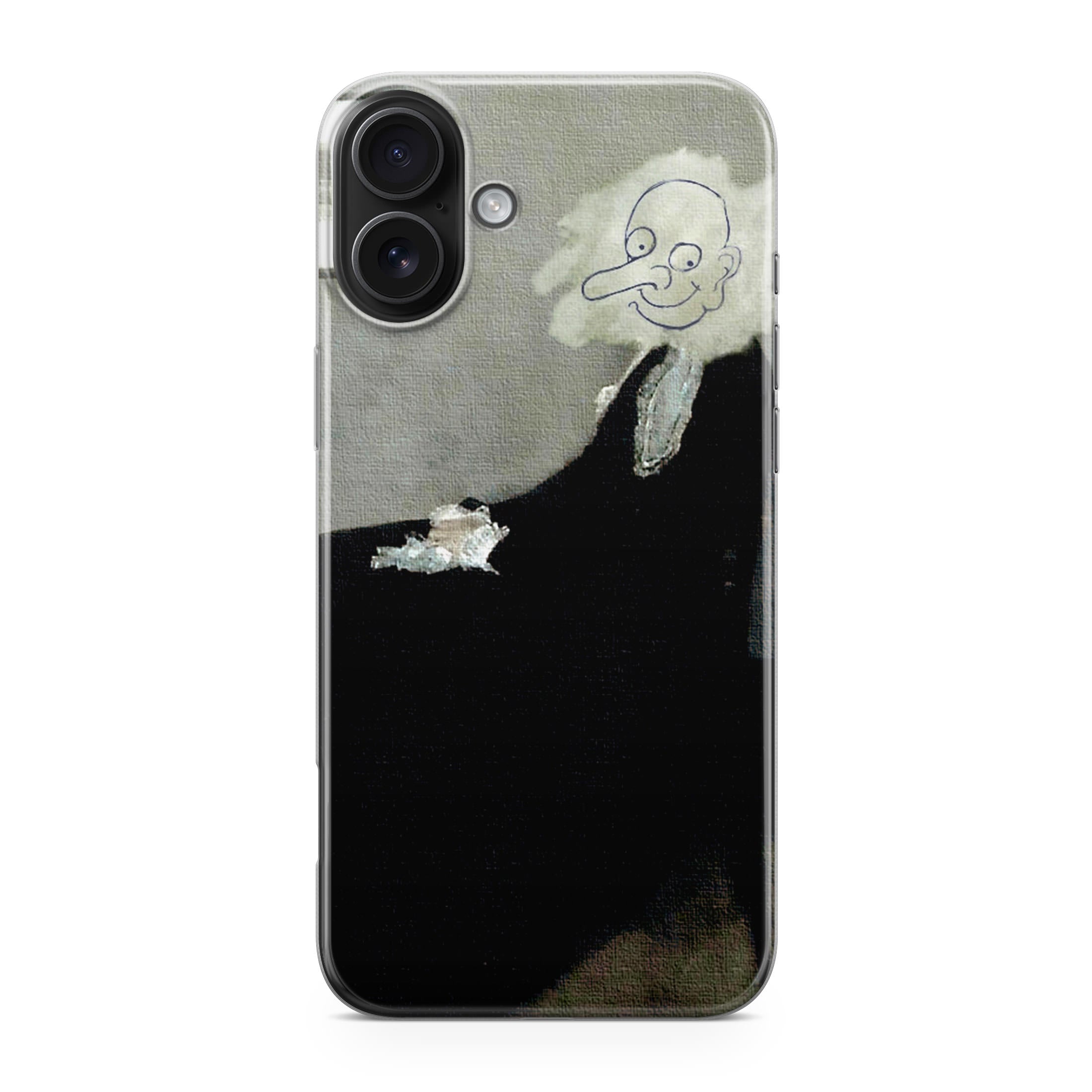 Whistler's Mother by Mr. Bean iPhone 17 Case