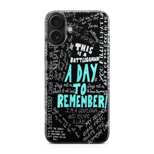 A Day To Remember Quote iPhone 17 Case