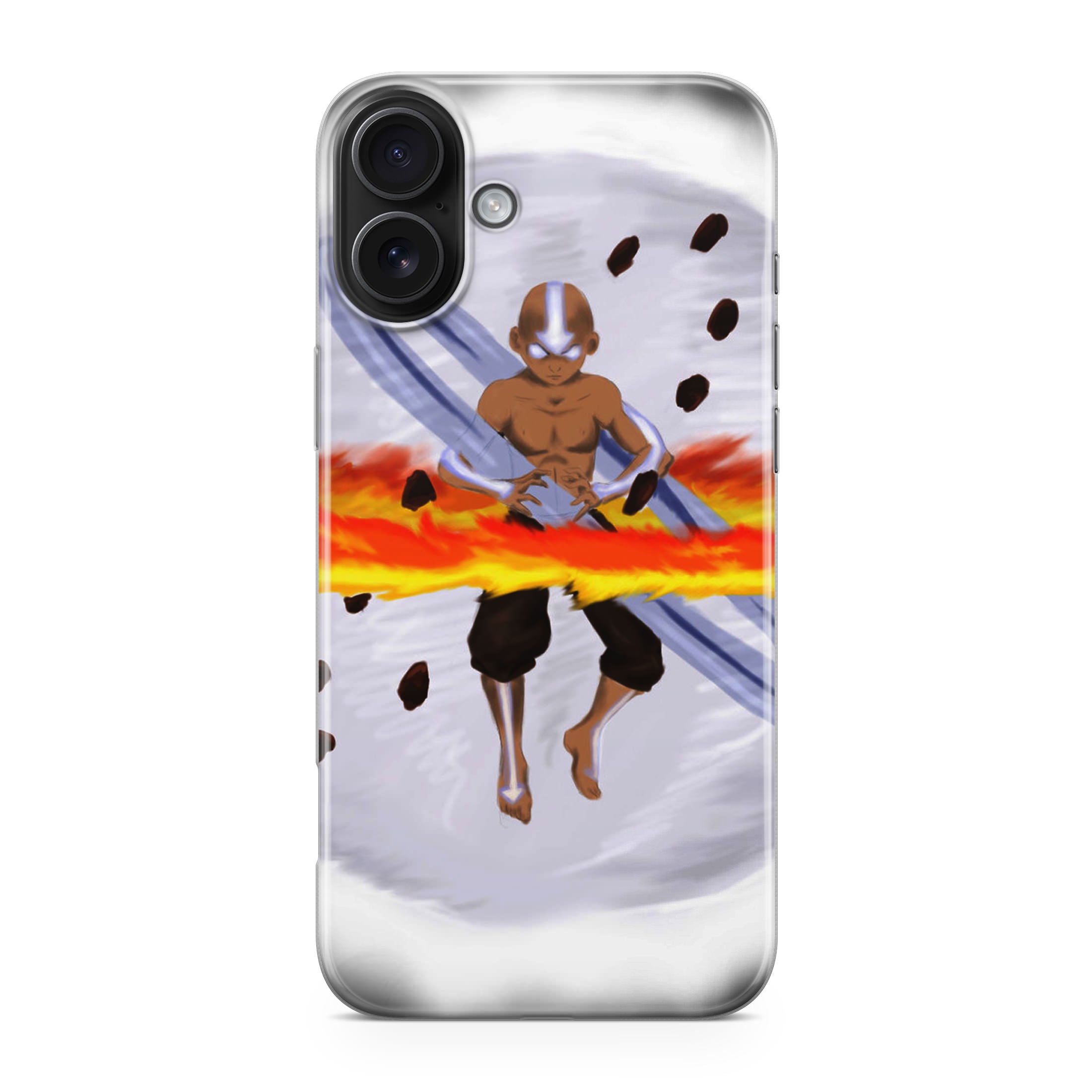 Avatar Aang Controls Four Elements iPhone 17 Case