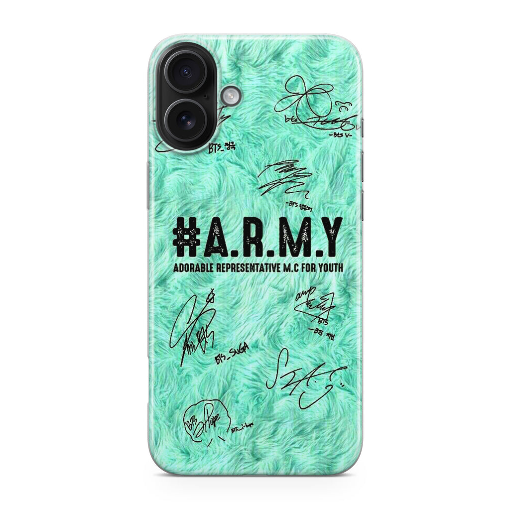 BTS Army Signature iPhone 17 Case