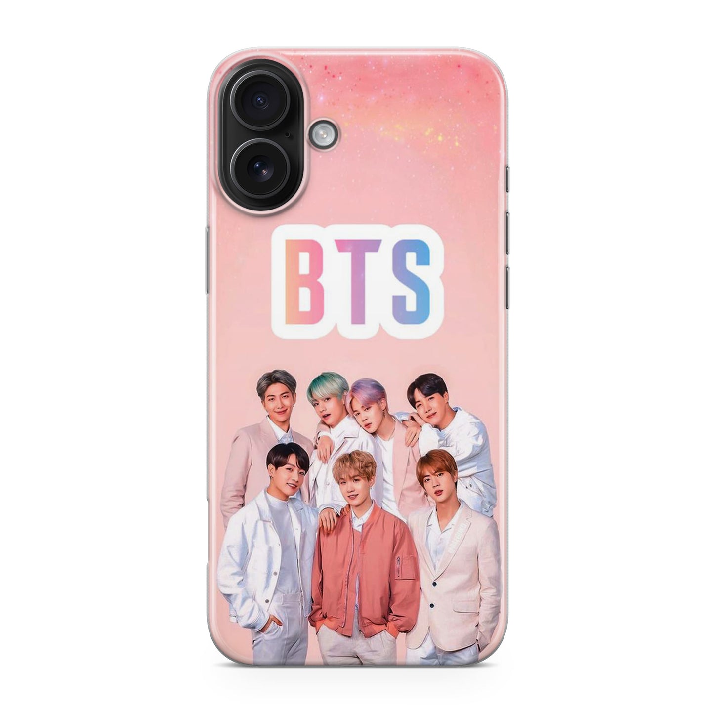 BTS Member in Pink iPhone 17 Case