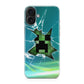 Creeper Glass Broken Green iPhone 17 Case