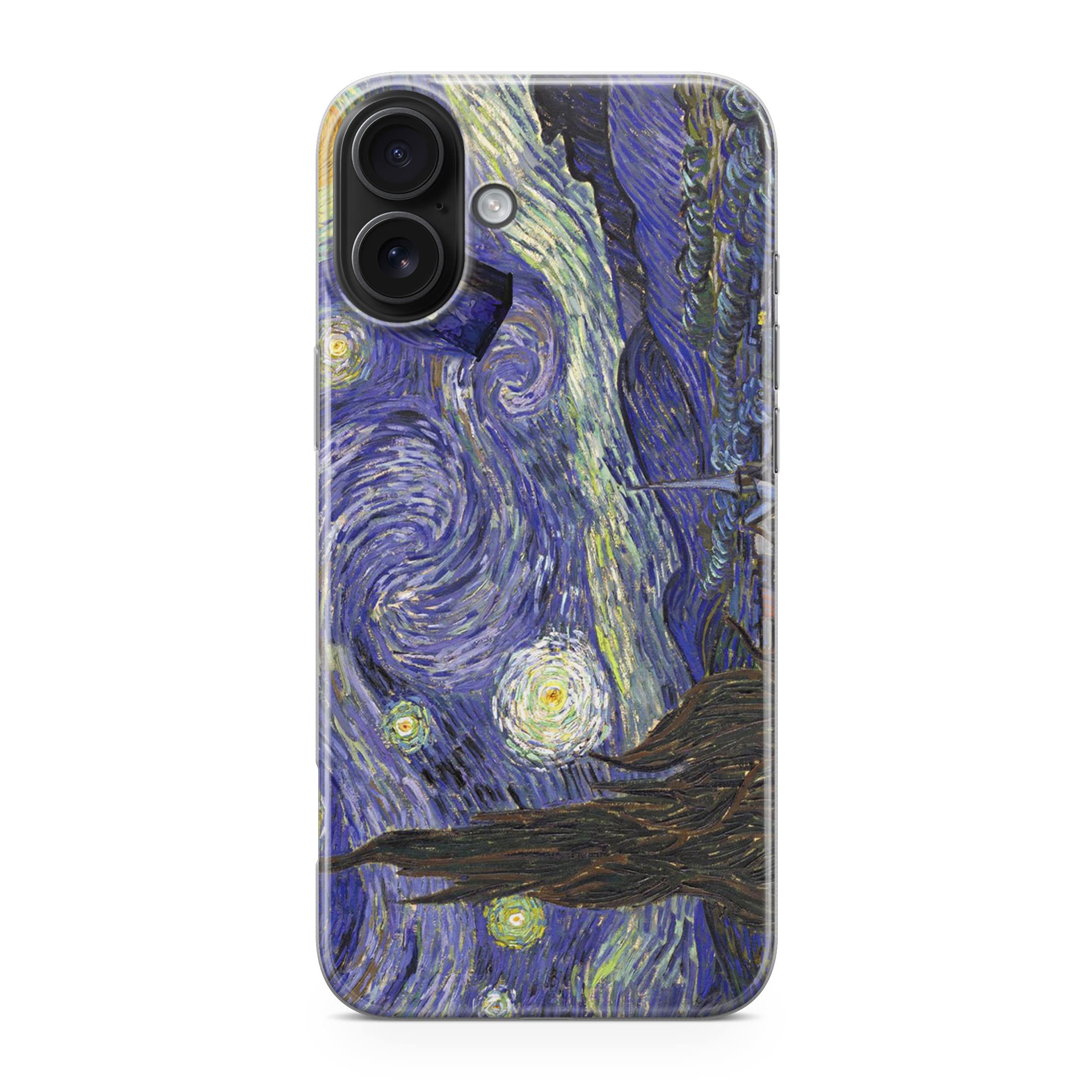 Dr Who Tardis In Van Gogh Starry Night iPhone 17 Case