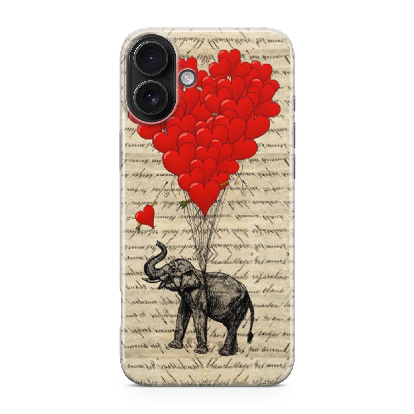 Elephant And Heart iPhone 17 Case
