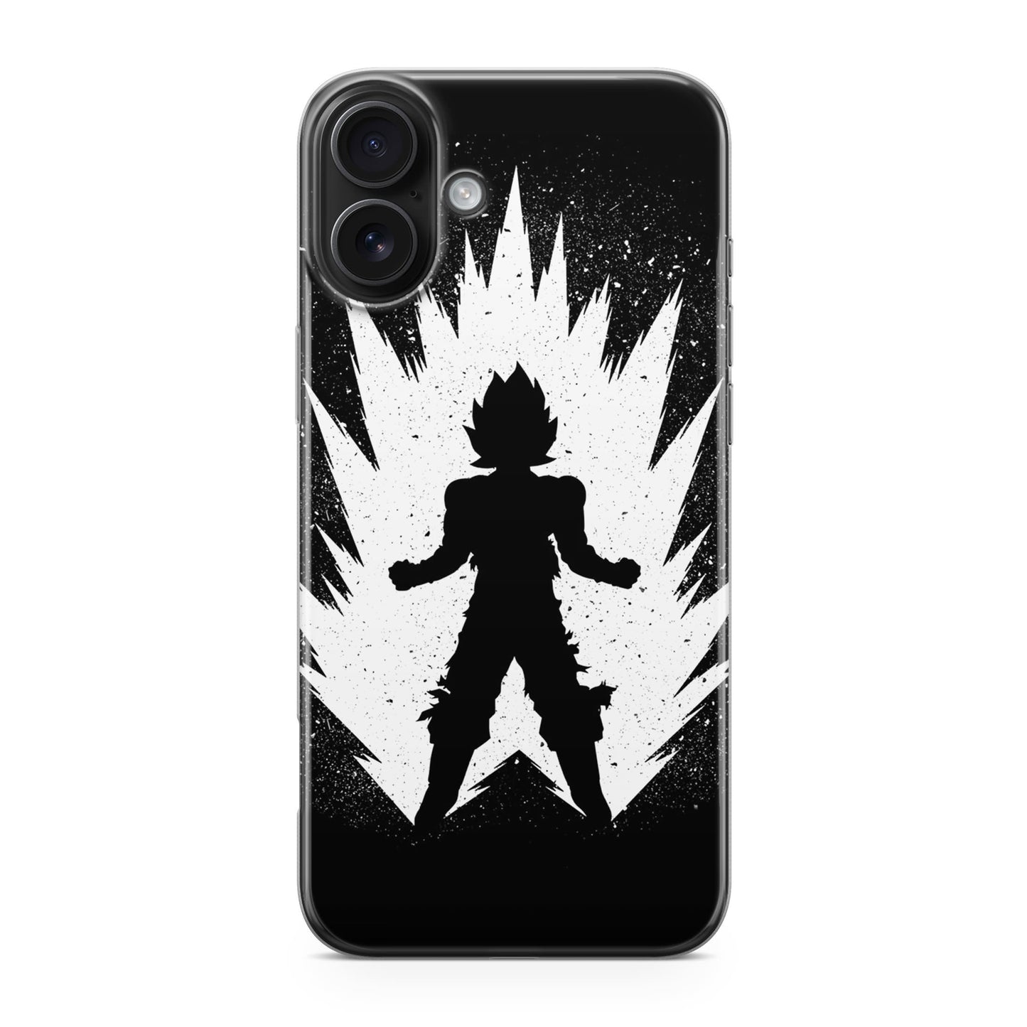 Goku Super Saiyan Black White iPhone 17 Case