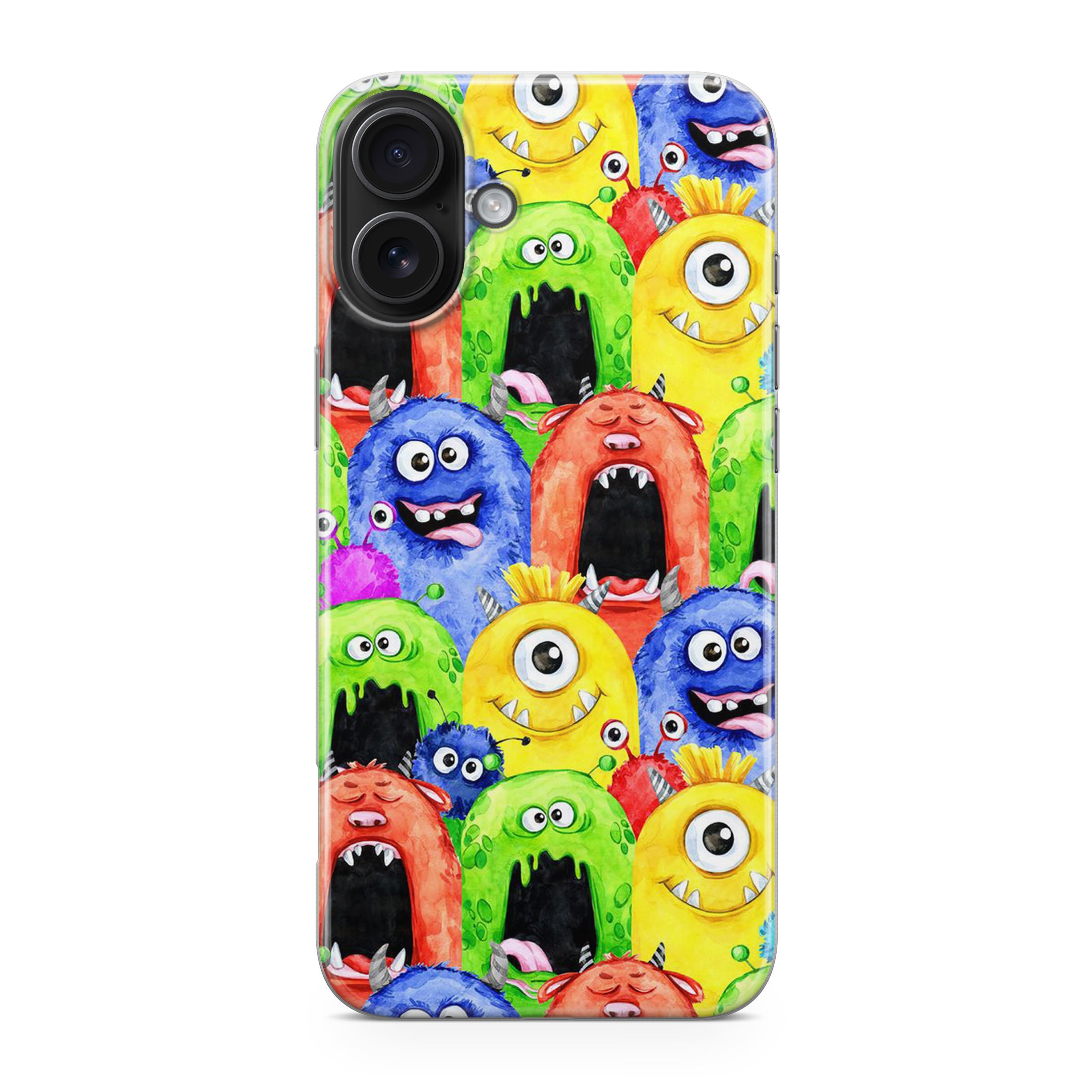 Monster Watercolor Art iPhone 17 Case