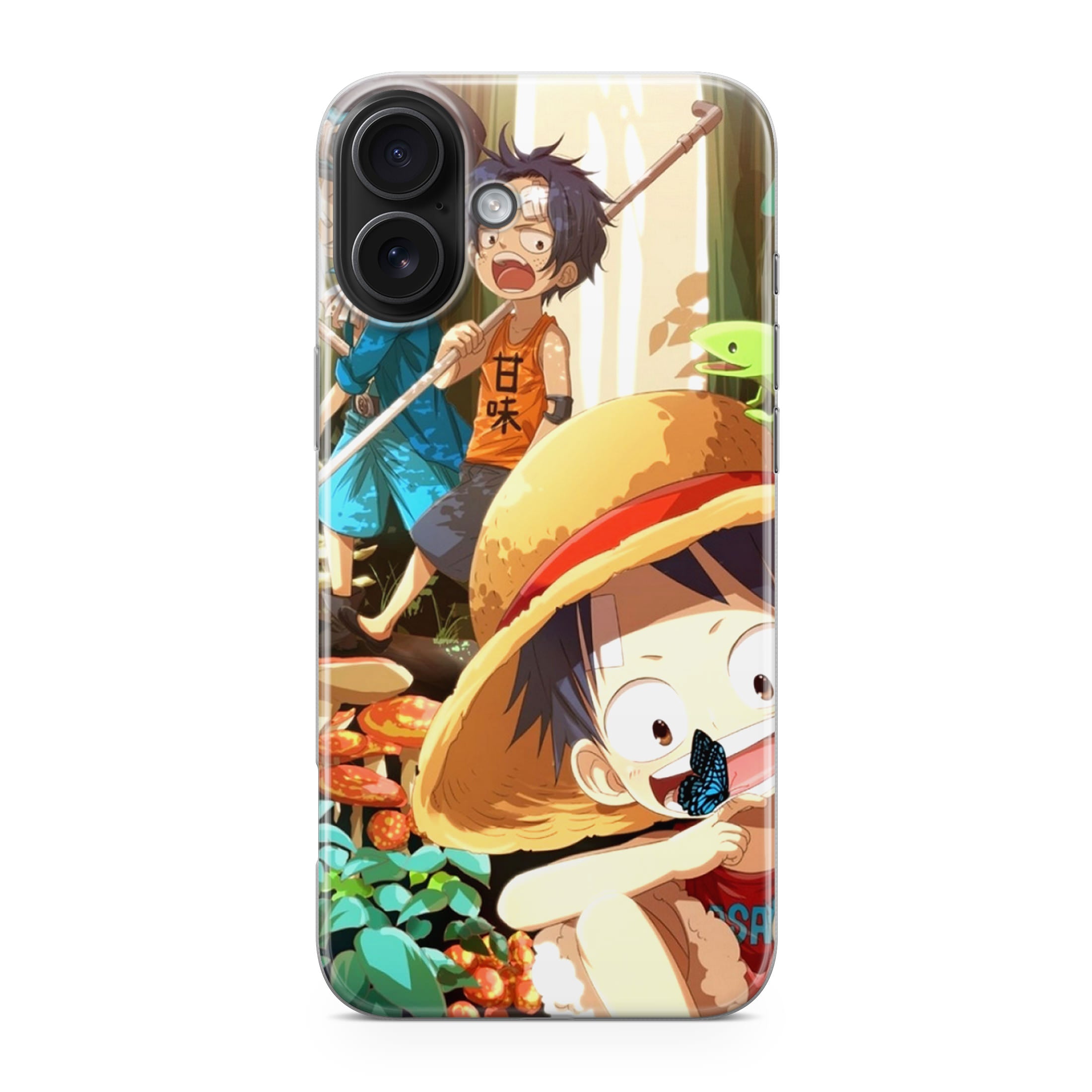 One Piece Little Sabo Ace Luffy Cute iPhone 17 Case