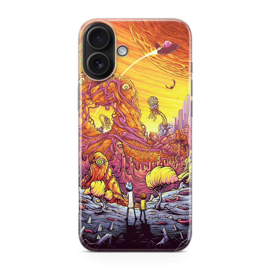 Rick And Morty Alien Planet iPhone 17 Case