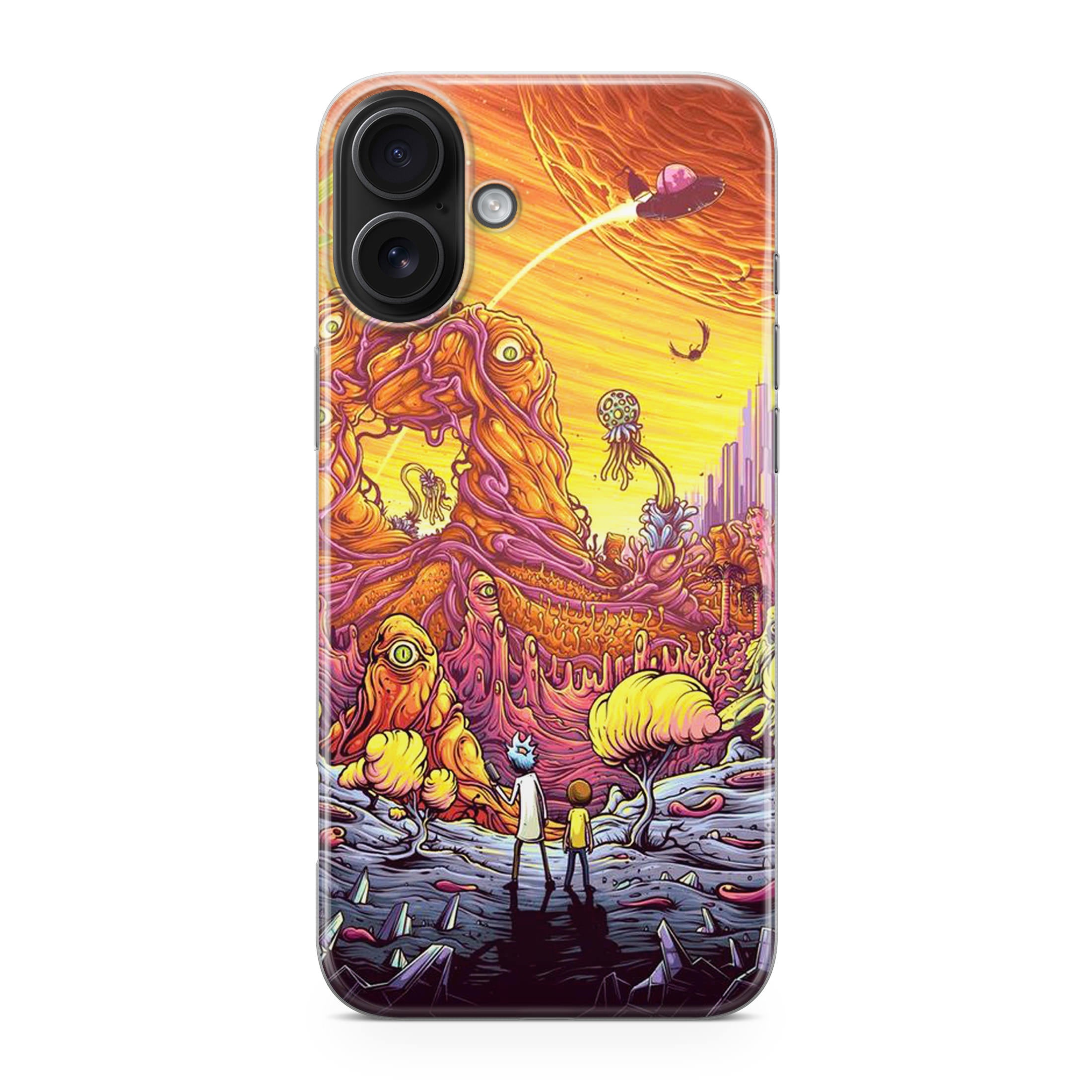 Rick And Morty Alien Planet iPhone 17 Case