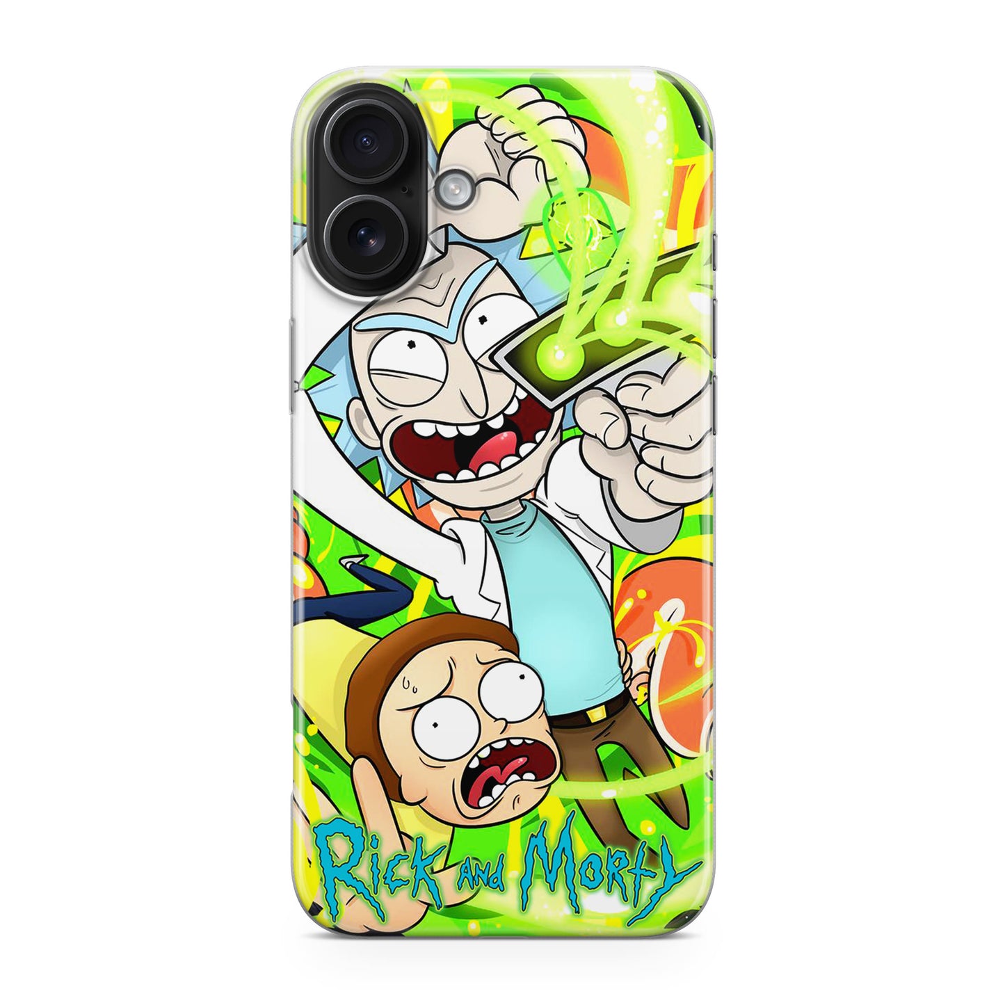 Rick And Morty Shoot Portal Gun iPhone 17 Case