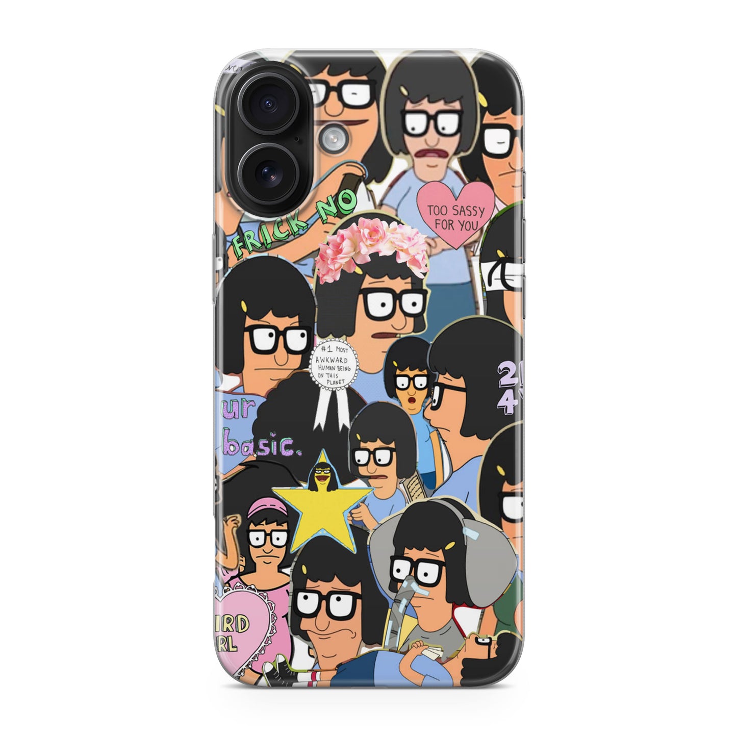 Tina Belcher Collage iPhone 17 Case