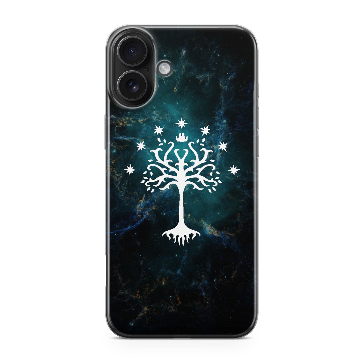White Tree Of Gondor In Space Nebula iPhone 17 Case