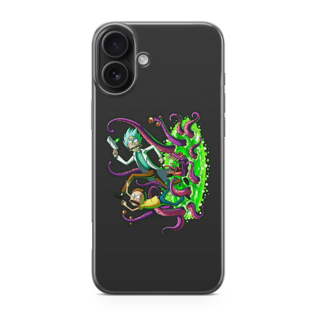 Rick And Morty Pass Through The Portal iPhone 17 Case