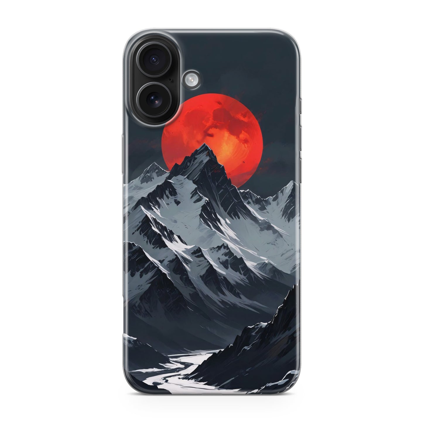 Crimson Eclipse The Mountain iPhone 17 Case