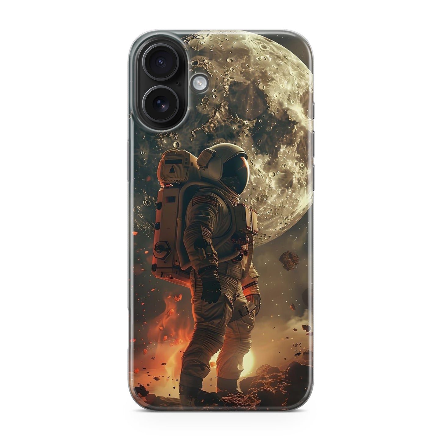 Lunar Sentinel Guardian of the Void iPhone 17 Case