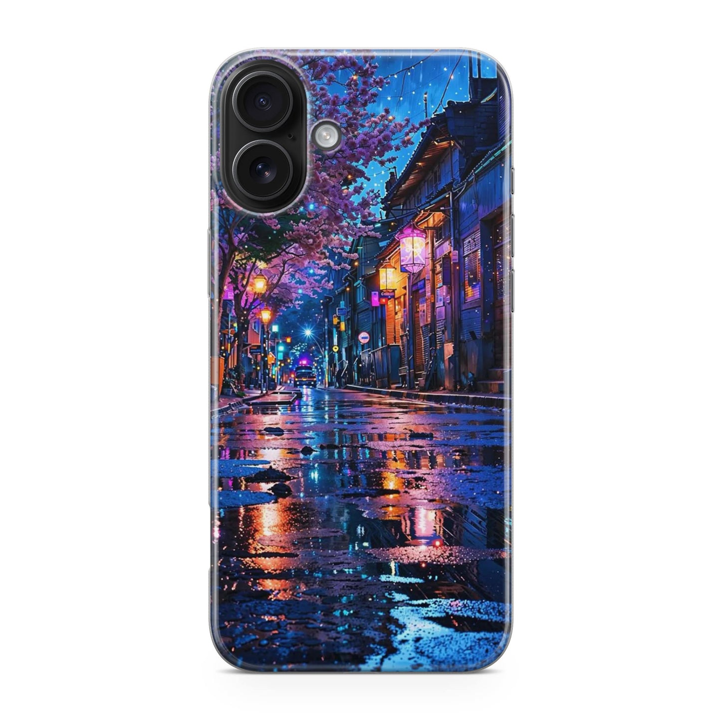 Midnight Sakura Glow iPhone 17 Case