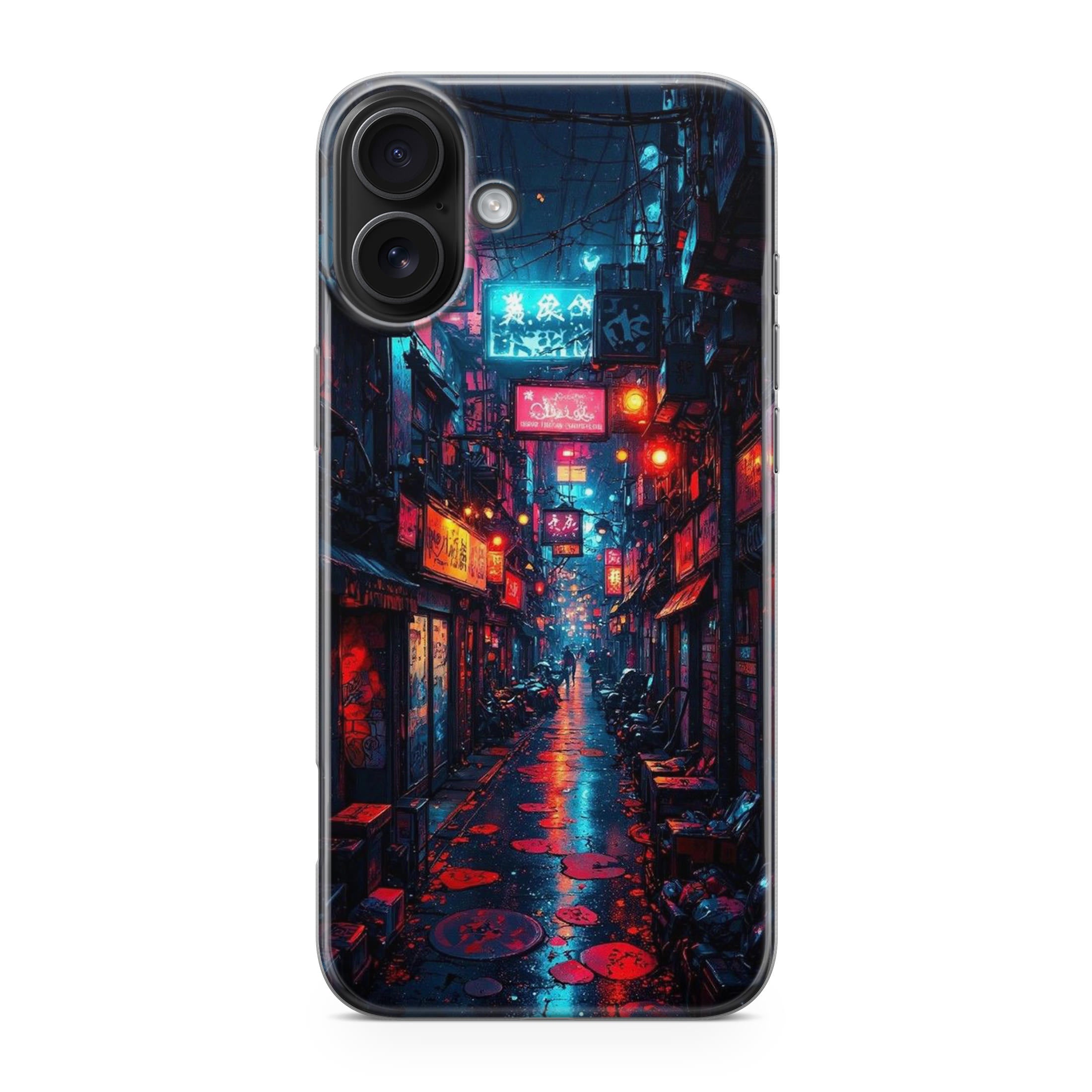 Neon Veins Of The Cyber City iPhone 17 Case