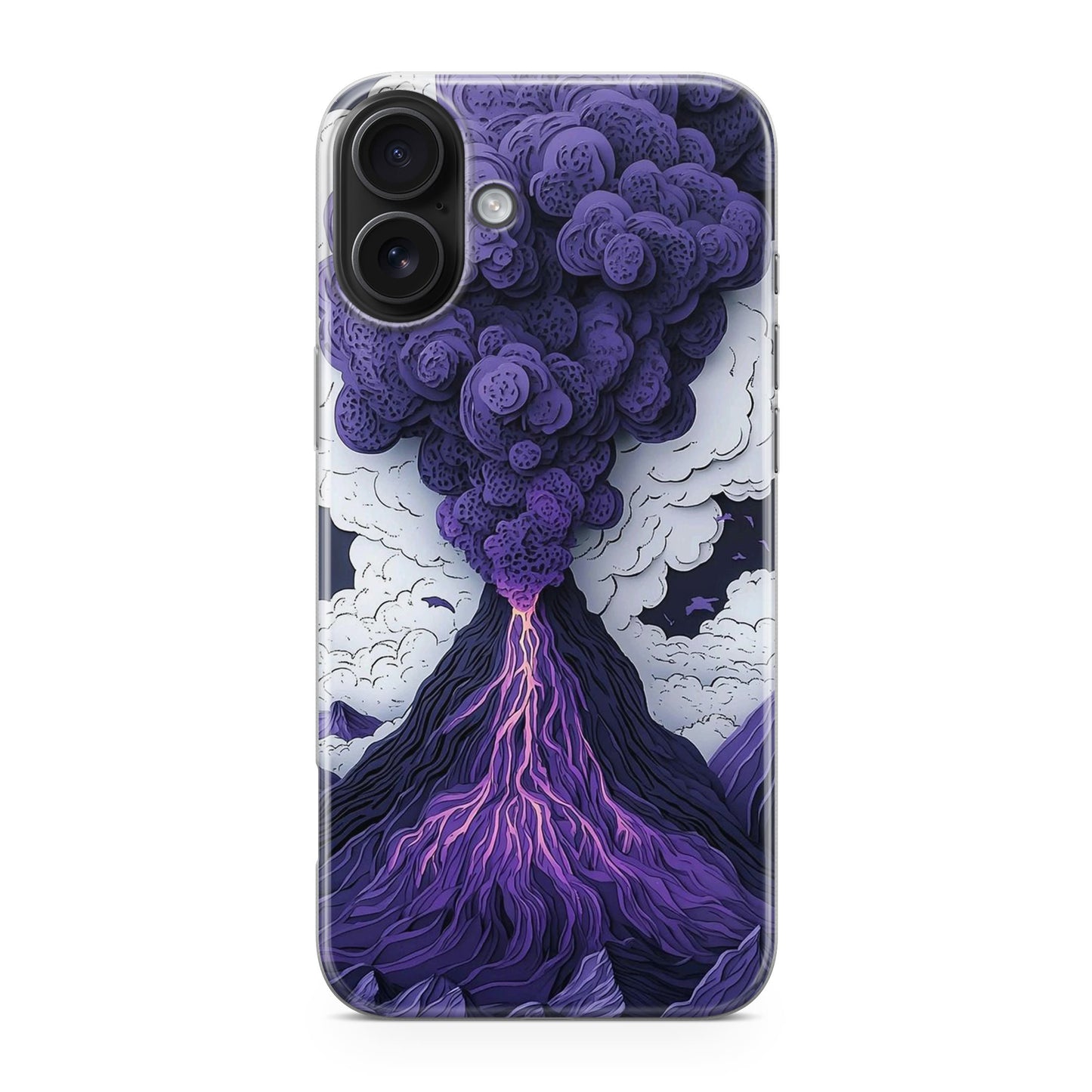 Violet Fury The Awakening Volcano iPhone 17 Case