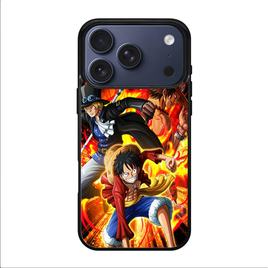 Ace Sabo Luffy Brotherhood iPhone 17 Pro / 17 Pro Max Case