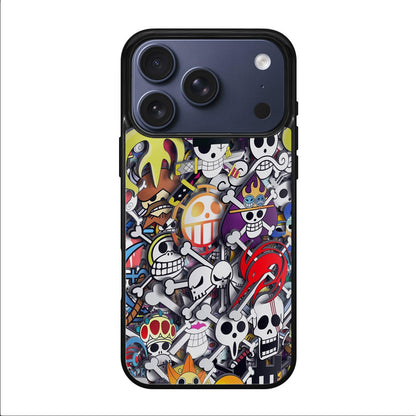 All Pirate Symbols One Piece iPhone 17 Pro / 17 Pro Max Case
