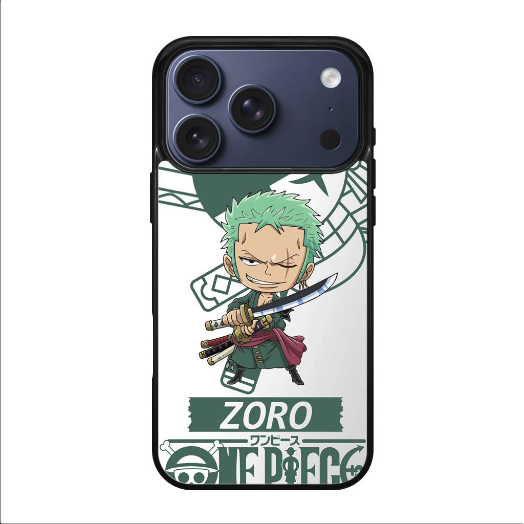 Chibi Zoro iPhone 17 Pro / 17 Pro Max Case