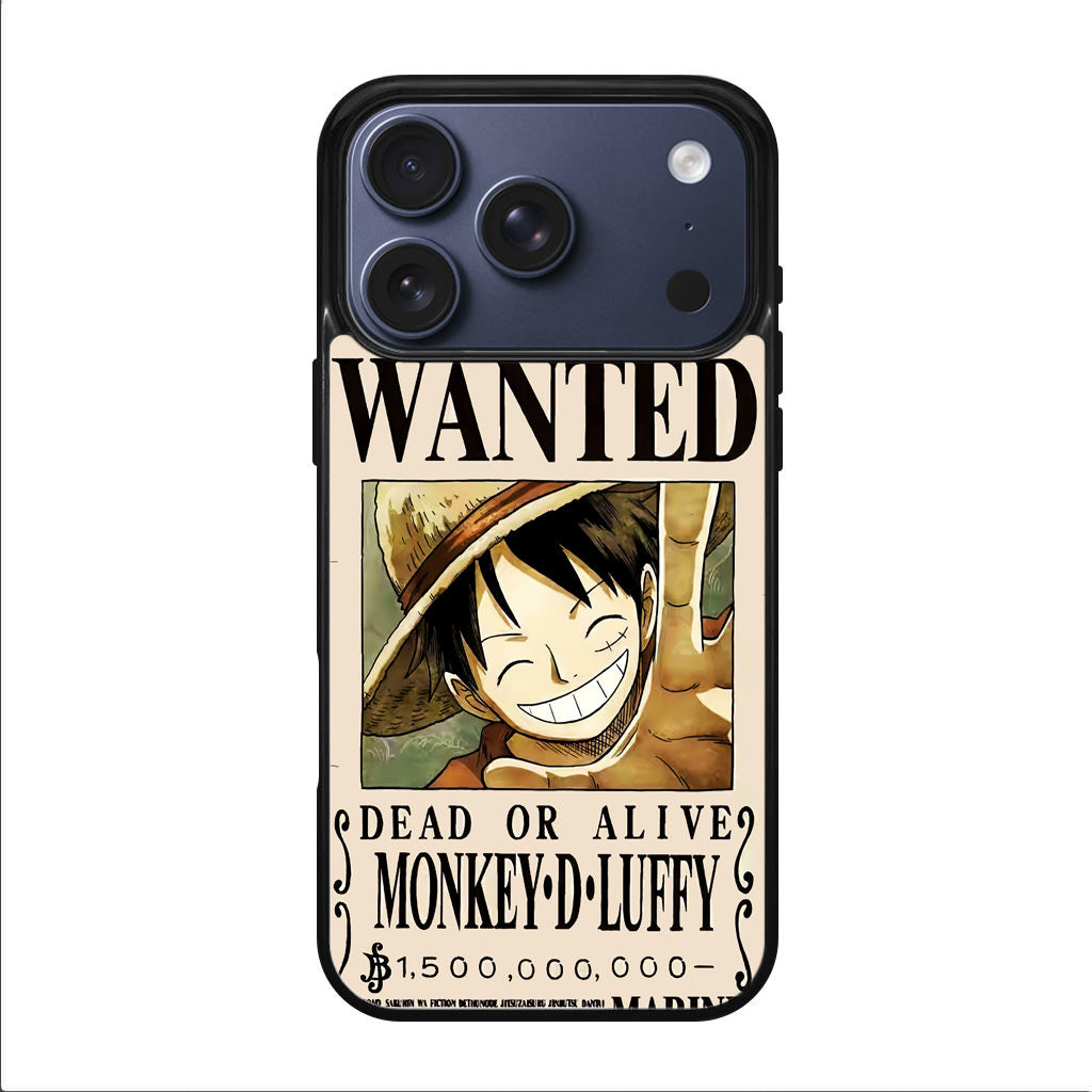 Monkey D Luffy Bounty iPhone 17 Pro / 17 Pro Max Case