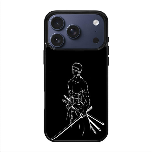 Roronoa Zoro Outlines iPhone 17 Pro / 17 Pro Max Case