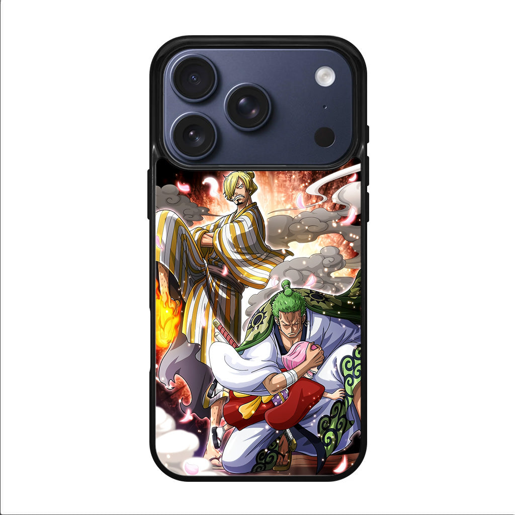 Sanji And Zoro Saving Otoko iPhone 17 Pro / 17 Pro Max Case
